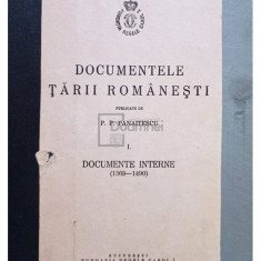 P. P. Panaitescu - Documentele Țării Românești, vol. 1 (editia 1938)