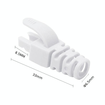 Manson protectie mufa RJ45, alb (100buc) RJ45-CAP-WH foto