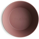 Mushie Round Dinnerware Bowl bol Woodchuck 2 buc