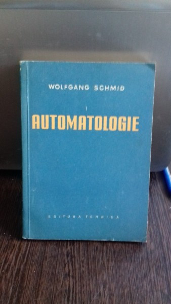 AUTOMATOLOGIE - WOLFGANG SCHMID