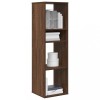 Biblioteca Gossi Stejar Maro 34x31x112 cm Lemn Prelucrat Rafturi Depozitare Carti Living