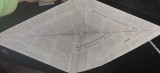 Coif din ziar comunist, recuzita din filmul Amintiri din Epoca de Aur,de Cristi Mungiu