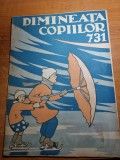 Revista Copii Dimineata Copiilor, 9 Februarie 1938, Carte Educativa Veche