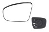 Geam oglinda exterioara cu suport fixare Nissan Rogue (J11), 07.2013- , X-Trail, 07.2014-, Stanga, incalzita; geam convex; cromat, View Max