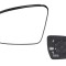 Geam oglinda exterioara cu suport fixare Nissan Rogue (J11), 07.2013- , X-Trail, 07.2014-, Stanga, incalzita; geam convex; cromat, View Max
