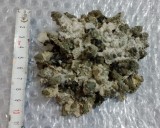Cuart cu pirita si blenda sau sfalerit 10 cm.