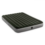 Saltea Gonflabilă Intex, 2 Persoane, Culoare Gri, Dimensiuni 1.52x0.25x2.03 m, Capacitate 273 kg, Pompa Incorporată, Oem