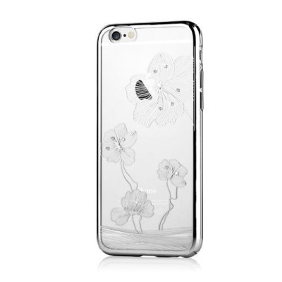 Husa Phone 6/6S Comma Crystal Flora (Cristale Swarovski) + Cablu date cadou foto