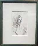 Traian Bradean - Tanara Mama, Tus Laviu, 14.5x10 cm, Album Arta, Certificat Autenticitate