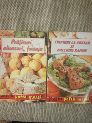 Lot 2 Fripturi la gratar si dulciuri rapide +Prajituri, aluaturi , foietaje foto