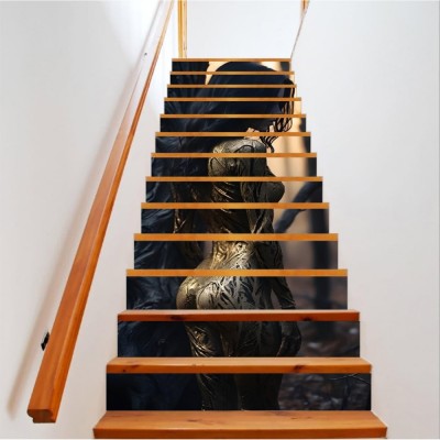 Sticker decorativ pentru scari interioare, print autoadeziv de inalta rezolutie, dimensine 200 x 124 cm, cod: AVX-STAIRS-20 foto
