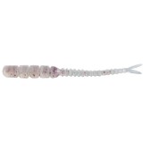 Finesse Bachi-Bachi Hellgrammite Tail 5cm UV Clear Red Glitter 12buc, Mustad
