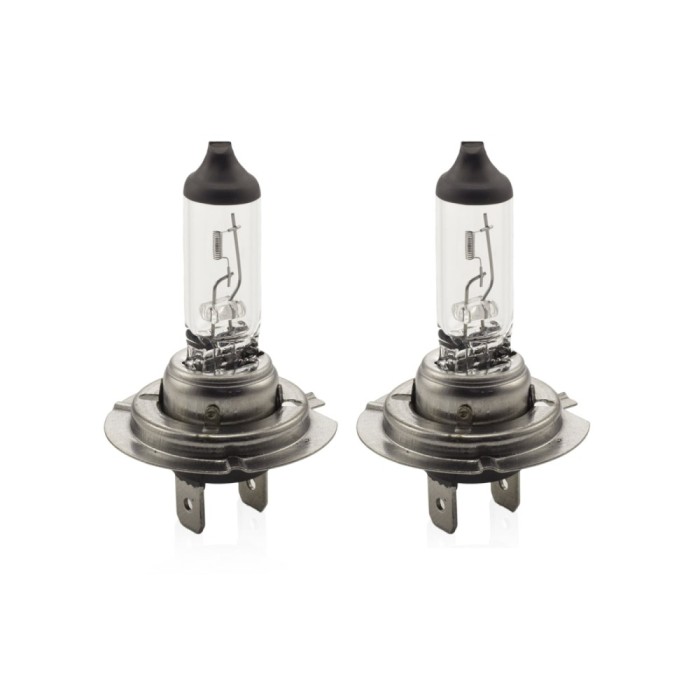 Pachet 2 x Bec Halogen H7 55W - 12V (+30% Intensitate Luminoasa, Calitate Superioara)