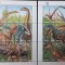 Ghana-Fauna,fauna preistorica,dinozauri-serie completa,nestampilate MNH (C1)