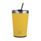 Cana termoizolanta cu pai Nava 450ml galben FitLine Training