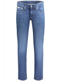 Blugi barbati cu talie medie, croiala Slim fit, bleumarin, W28 L32