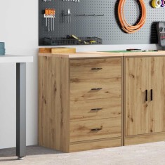 vidaXL Dulap de depozitare pentru garaj Artisan Stejar 60x51x85 cm 860606