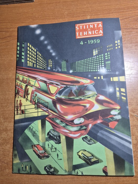 stiinta si tehnica aprilie 1959-orasul uricani,navodari,tramvaiul romanesc