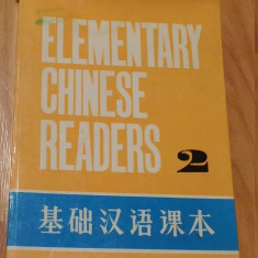 Elementary Chinese Readers Vol 2. Carte in chineza - engleza