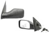 Oglinda exterioara Peugeot 106 06.1996-12.2003 partea stanga View Max crom asferica carcasa neagra reglare manuala prin cablu fara incalzire