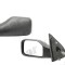 Oglinda exterioara Peugeot 106 06.1996-12.2003 partea stanga View Max crom asferica carcasa neagra reglare manuala prin cablu fara incalzire
