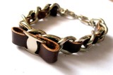 bratara cu piele si lant 50923