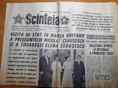 scanteia 16 iunie 1978-ceausescu vizita in marea britanie,regina elisabeta foto