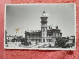 Carte postala, Buzau Palatul comunal, 1937