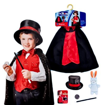 Costum Magician, cu accesorii foto