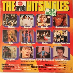 Various &lrm;&ndash; The Hitsingles _ VG / VG+ dublu vinil, 2 x LP, discuri muzica pop rock _ Ariola, Olanda, 1979
