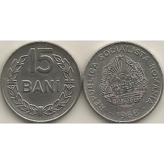 Romania 1966 - 15 bani, circulata