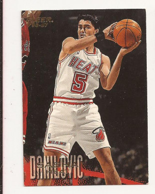 Cartonas baschet NBA Fleer 1996-1997 - nr 239 Sasha Danilovic - Miami Heat foto