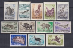 ROMANIA 1956 LP 404 a VANATOAREA SERIE NEDANTELATA MNH foto