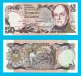 Venezuela (p#58) 50 Bolivares 1981 UNC &#039;Bello&#039; serie: A42103477 Comemorativă