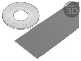 Cablu bandă 1,27mm litat Cu neecranat PVC gri 30,5m CONNFLY