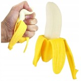 JUCĂRIE ANTI-STRESS REALISTICĂ &Icirc;N FORMĂ DE BANANĂ JUCĂRIE SENZORIALĂ DIN TPR