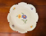 FRUCTIERA DIN PORTELAN FIN, CREM- MARCAJ SCHUMANN BAVARIA D29,5CM