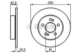 Disc frana RENAULT SCENIC I (JA0/1) (1999 - 2003) BOSCH 0 986 478 758
