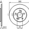 Disc frana RENAULT SCENIC I (JA0/1) (1999 - 2003) BOSCH 0 986 478 758