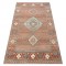 Covor de lana SOHO 477.11.LA000 OSTA - Boho, cadru, natural teracotă / gri, 240x340 cm