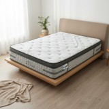 Saltea Wolke Arcuri Pocket Spring + Spuma + Memory Cooling Gel 183x203x32 cm