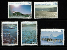 TERITORIUL ANCTARCTIC AUSTRALIAN AAT -1979-1984 NATURA ,CORABII NAVE TIMBRE MNH foto