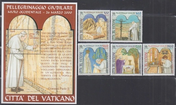 Vatican 2001 - Călătoriile Papei Ioan Paul II, serie si colita neuzata
