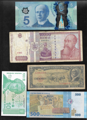 Set #103 15 bancnote de colectie (cele din imagini) foto