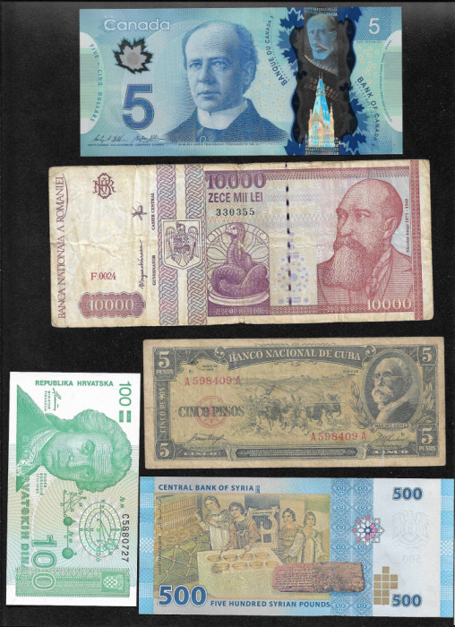 Set #103 15 bancnote de colectie (cele din imagini)