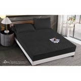 Cumpara ieftin Topper Saltea/Husa de pat matlasata si 2 fete de perne din catifea, cu elastic, model tip topper 160x200 - SPR510