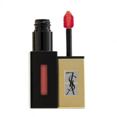 Ruj de buze, Yves Saint Laurent, YSL Vernis A Levres Glossy Satin, 218 Orange Mist