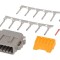 Conector cablu-cablu DTM mamă PIN 12 crimpat