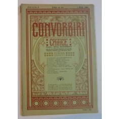 CONVORBIRI CRITICE , ANUL II , NR.9 , 1 MAIU 1908