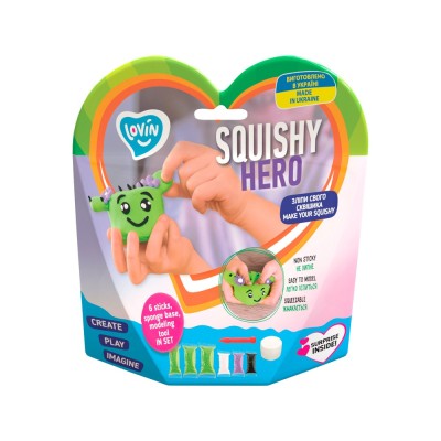 Set air clay cu argila usoara pentru modelaj lovin - 6 culori - squishy hero - cactusita foto